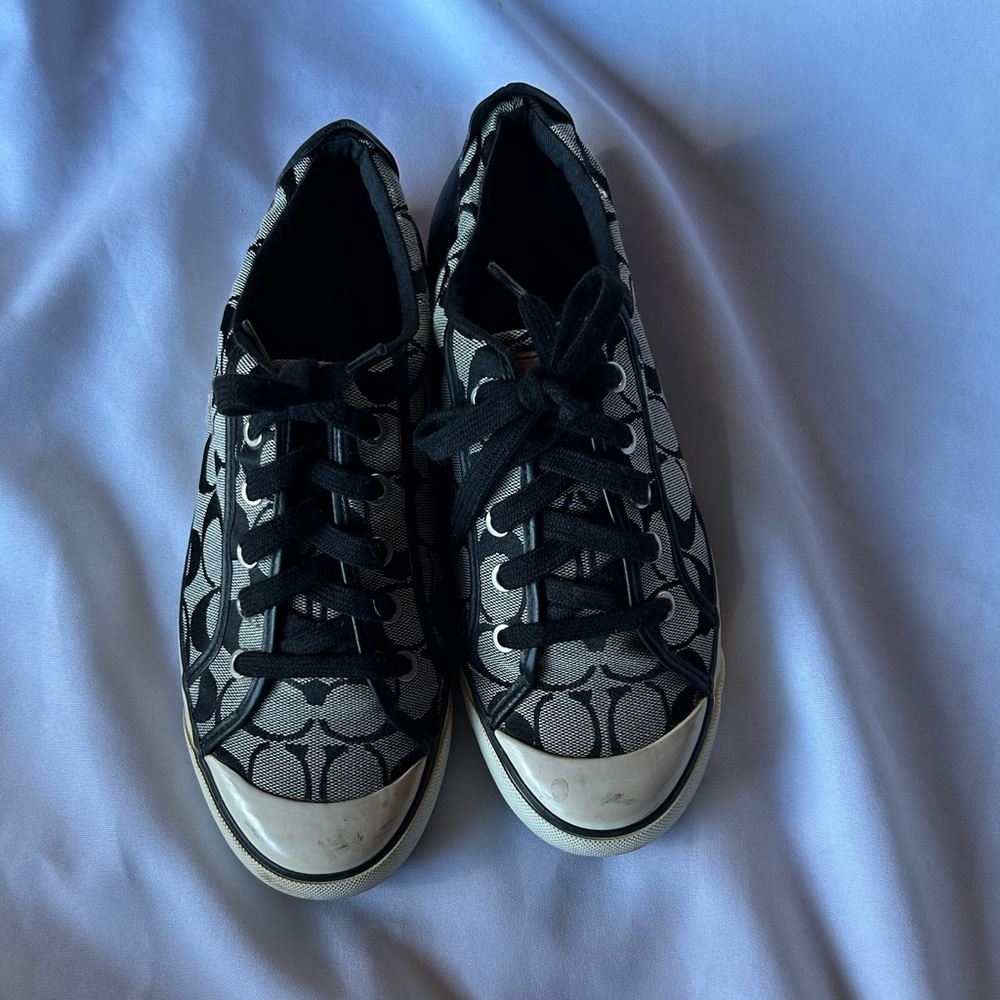 Coach Black and Gray Women's Sneakers